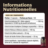 Informations nutritionnelles — doses transparentes