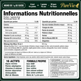 Informations nutritionnelles completes